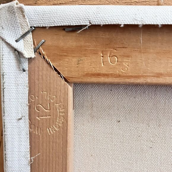 Vintage Still Life Oil Painting Signed "Cocker" - Books, Sheet Music, Apple - Picture 6 of 9